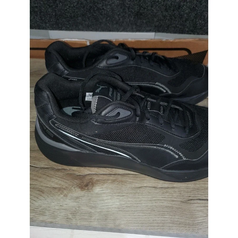Puma RsMetric Core Lace Up Mens Black Sneakers Casual Shoes 38716602 Sz 13